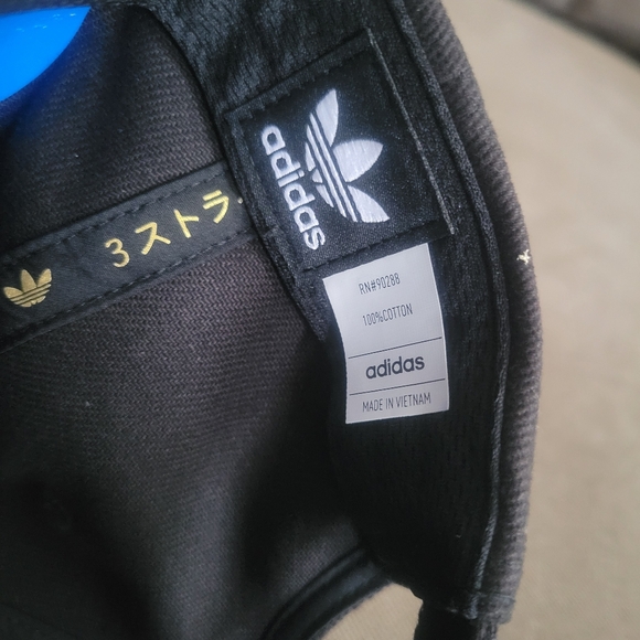 ADIDAS UNISEX 5 PANEL LIMITED MENS STRAPBACK HAT BLACK GOLD METALLIC NEW - Picture 4 of 4